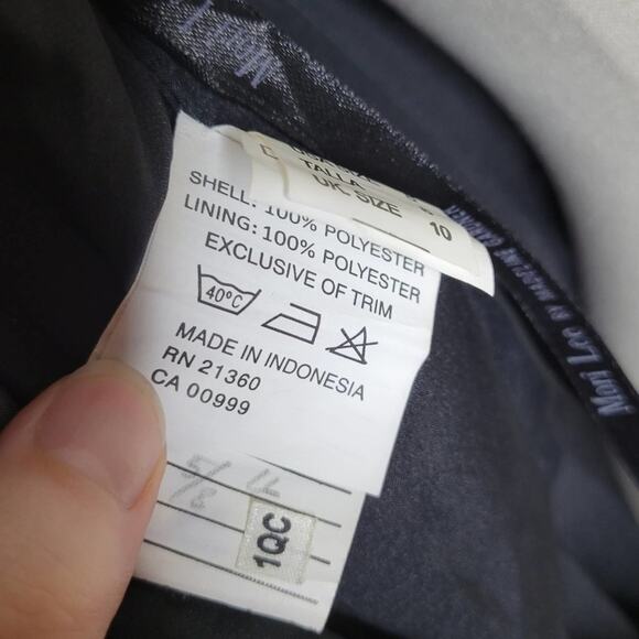 Mori Lee Lace Sequin Button Back Dress in Black Size 8 - Picture 13 of 15